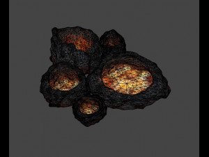 Lava Tubes 3D Model