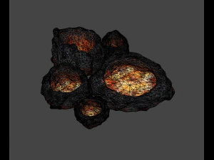 Lava Tubes 3D Model