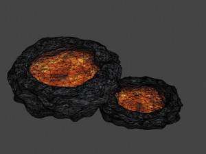 Lava Tubes 3D Model