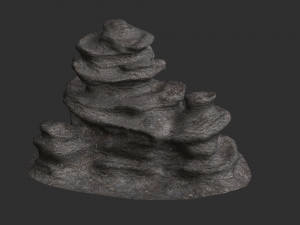 Large Cave Rock - Base 3D Model