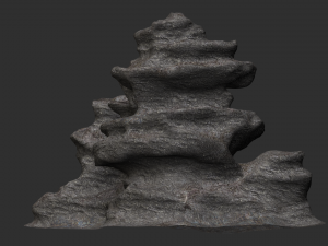 Large Cave Rock - Base 3D Model