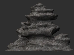 Large Cave Rock - Base 3D Model