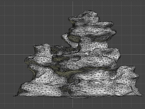 Large Cave Rock - Base 3D Model