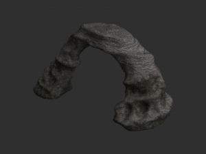 Small Stone Arch - Base 3D Model