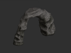 Small Stone Arch - Base 3D Model