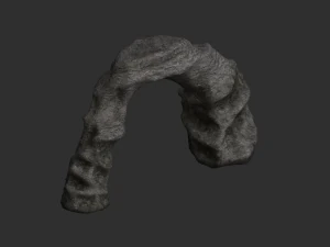 Small Stone Arch - Base 3D Model