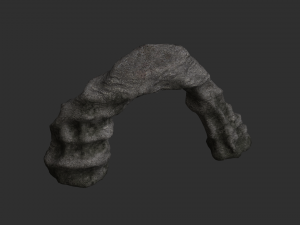 Small Stone Arch - Base 3D Model