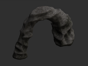 Small Stone Arch - Base 3D Model