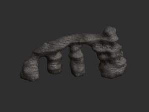 Large Stone Arch - Base Model 3D