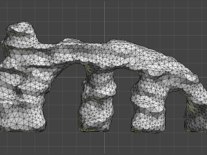 Large Stone Arch - Base Model 3D