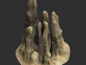 Stalagmites in 4 Color Options 3D मॉडल