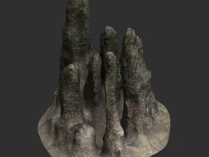 Stalagmites in 4 Color Options 3D Model