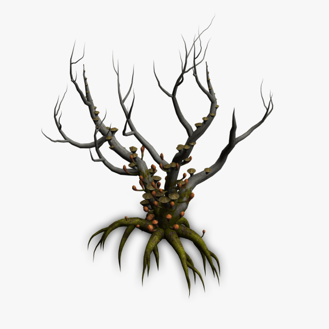 12 Stylised Trees in 4 Color Options Modello 3D .c4d .max .obj .3ds .fbx .stl .blend 