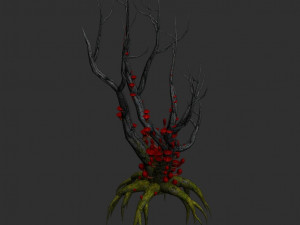 12 Stylised Trees in 4 Color Options Modello 3D
