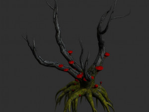 12 Stylised Trees in 4 Color Options Modello 3D