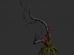 12 Stylised Trees in 4 Color Options Modello 3D