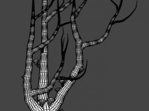 12 Stylised Trees in 4 Color Options Modello 3D