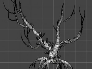 12 Stylised Trees in 4 Color Options Modello 3D