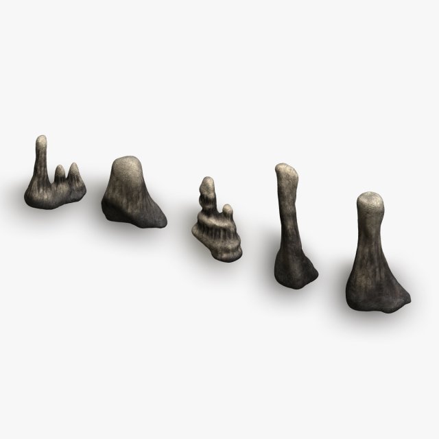 5 Cave Rocks 3D मॉडल .c4d .max .obj .3ds .fbx .stl .blend 