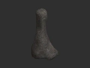 5 Cave Rocks in 4 Texture Options 3D Model