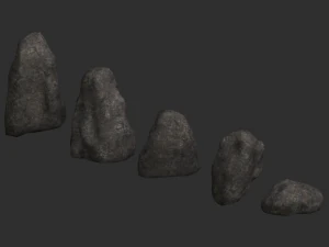 Rock Set 03 - Base 3D Model