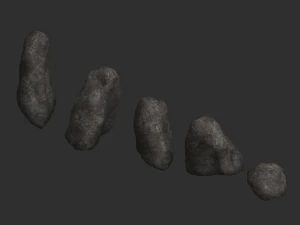 Rock Set 03 - Base 3D Model