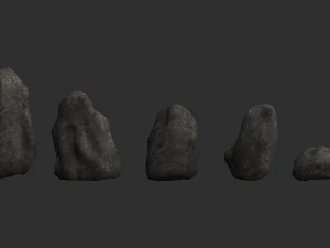 Rock Set 03 - Base 3D Model