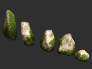 Rock Set 03 - Ivy 3Dモデル