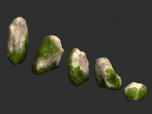 Rock Set 03 - Ivy 3Dモデル