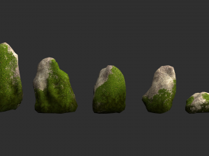 Rock Set 03 - Ivy 3Dモデル