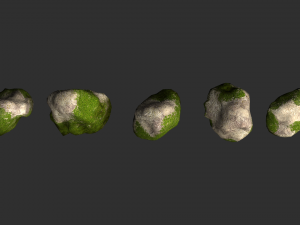 Rock Set 03 - Ivy 3Dモデル