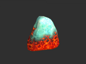 Rock Set 03 - Fire and Ice 3D Модель