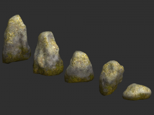 Rock Set 03 - Forest Modelo 3D
