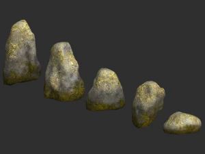 Rock Set 03 - Forest 3D Model
