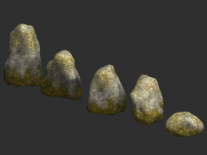 Rock Set 03 - Forest Modelo 3D