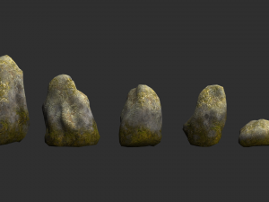 Rock Set 03 - Forest Modelo 3D