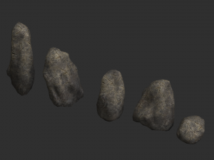 Rock Set 03 - Cracks 1 Model 3D