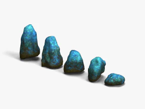 Conjunto de Pedras 03 - Magia Modelo 3D