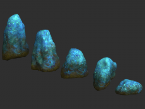 Rock Set 03 - Magic 3D Model