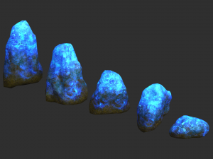 Rock Set 03 - Magic 3D Model