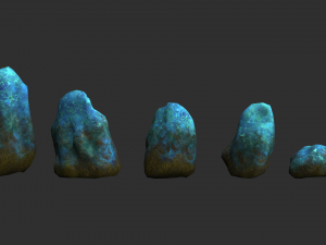 Rock Set 03 - Magic 3D Model