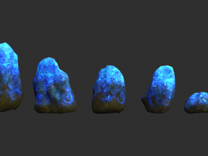 Rock Set 03 - Magic 3D Model