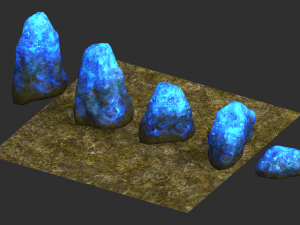 Rock Set 03 - Magic 3D Model