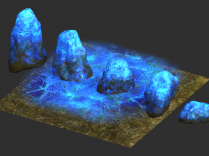 Rock Set 03 - Magic 3D Model