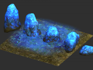 Rock Set 03 - Magic 3D Model