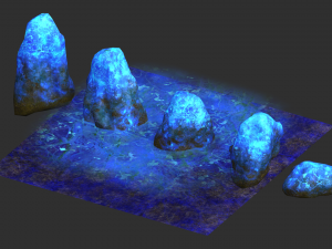 Rock Set 03 - Magic 3D Model