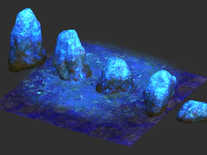 Rock Set 03 - Magic 3D Model