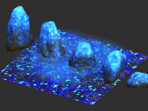 Rock Set 03 - Magic 3D Model