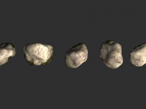 Rock Set 03 - Moss 3D Model