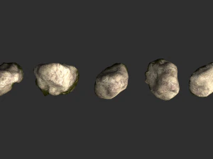 Rock Set 03 - Moss 3D Model